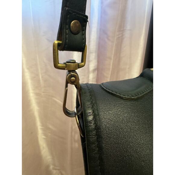 Vintage 1980s Coach Green Bag USA Made Crossbody - Picture 9 of 16